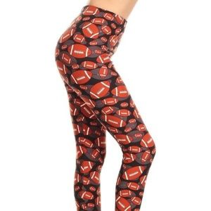 Buttery Soft Football Leggings